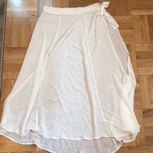 Sheer White Sarong